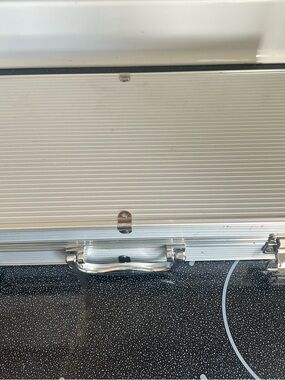 Silver Aluminum Carry Case with Handle